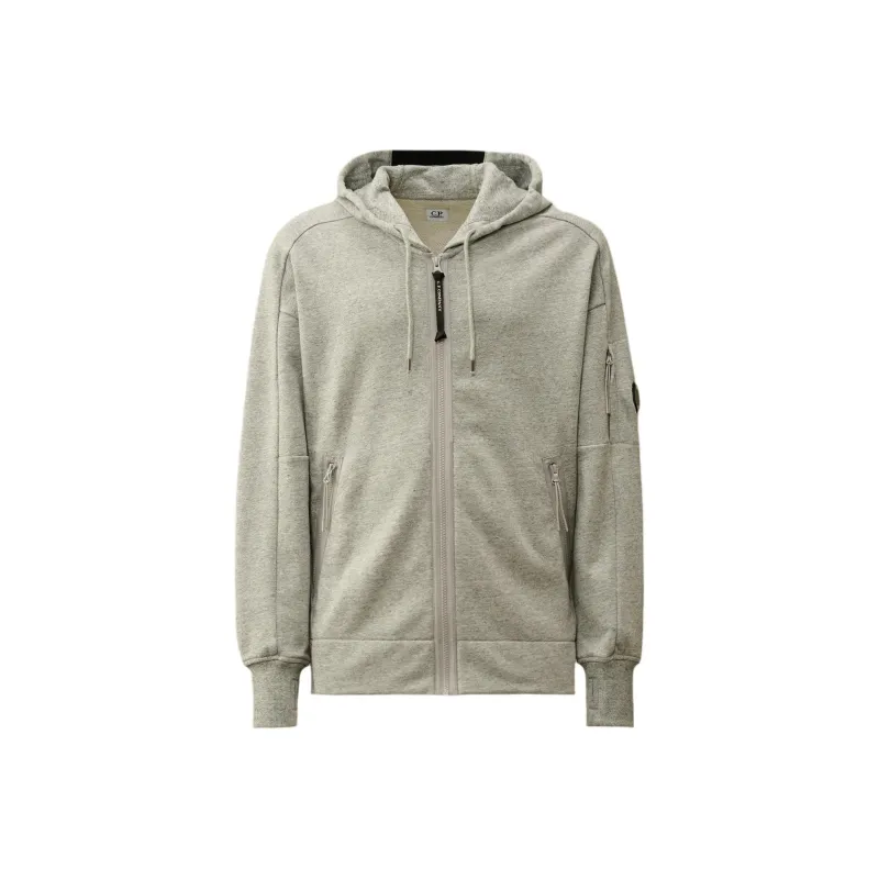 C.P.Company Fleece jersey Zip up Hoodie-0