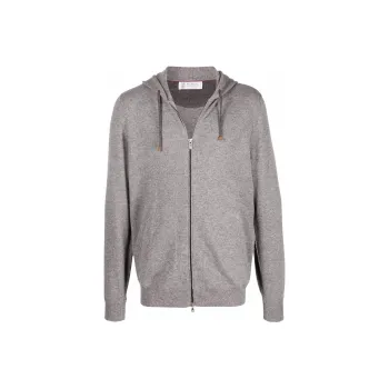 Brunello Cucinelli Zip up Cashmere Hoodie