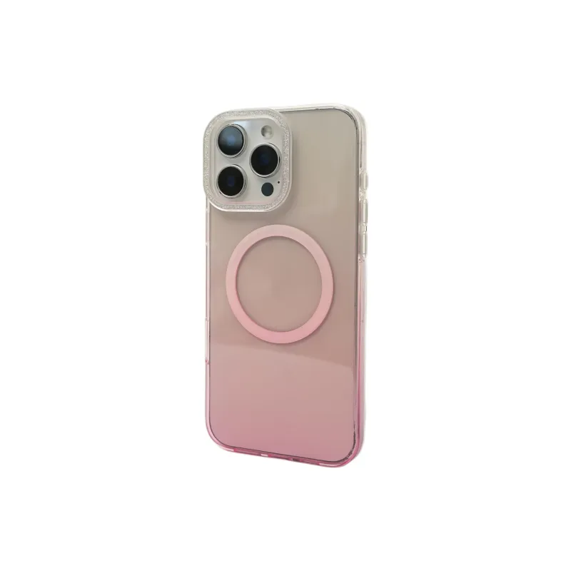 Wei Xin Acrylic Material Gradient Magnetism Phone Cases Compatibility With IPhone 16/15/14/13/Pro/Max-2