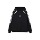 Black No Fleece-Lined