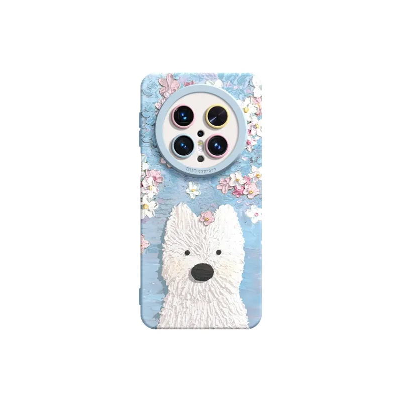 I Create My Art Silicone Material Spring West Highland Compatibility  Huawei Mate 30/40/50/60/70 Collection-6