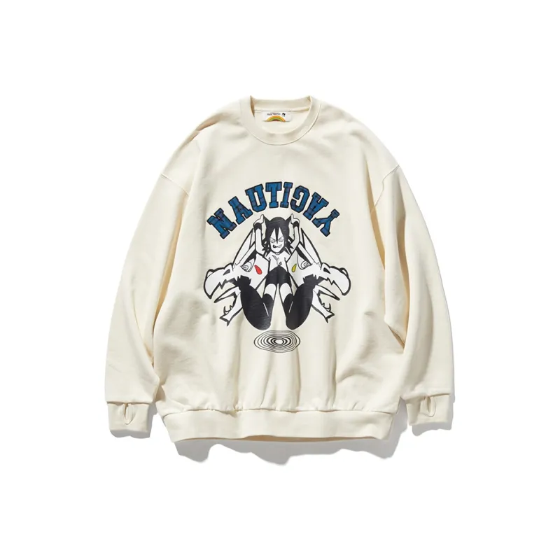 Nautica White Sail JUN INAGAWA Collaboration Sweatshirts Unisex-3