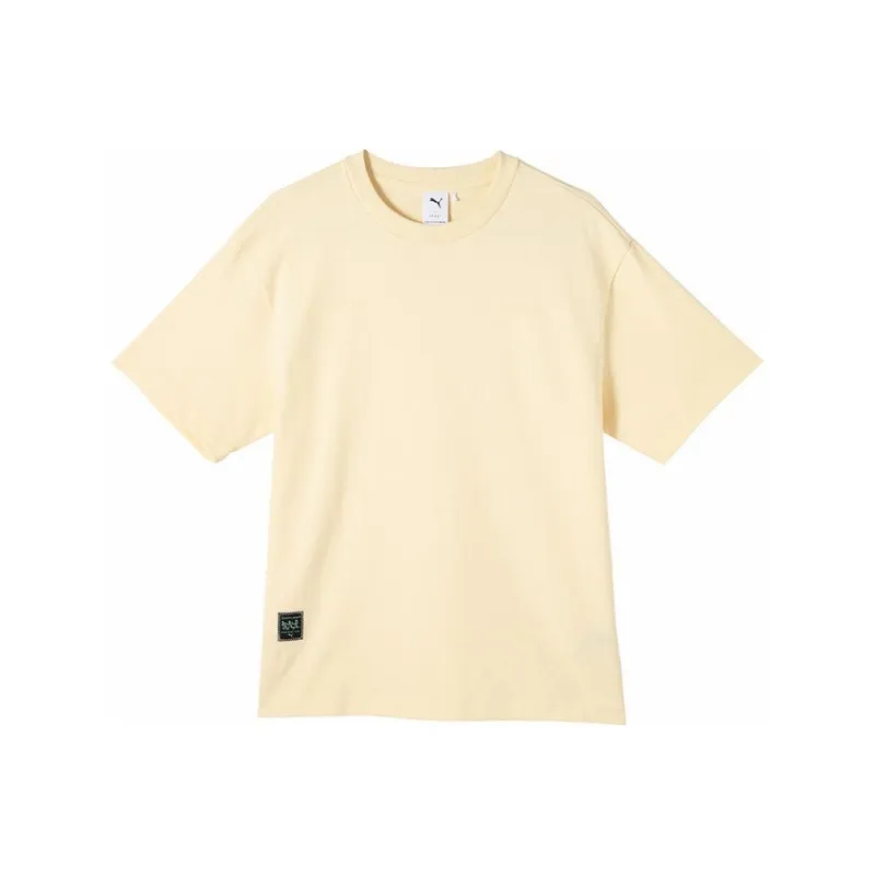 PUMA T Shirts Unisex Yellow-0