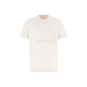 Givenchy Logo Embroidered Crewneck T Shirt