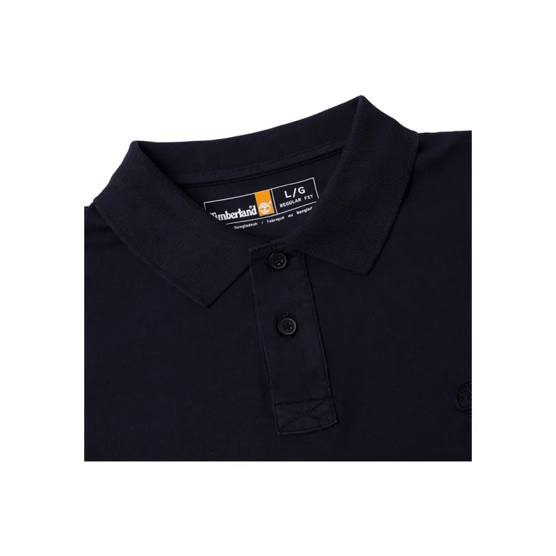 Timberland Polo Shirt Men's Dark Sapphire-2