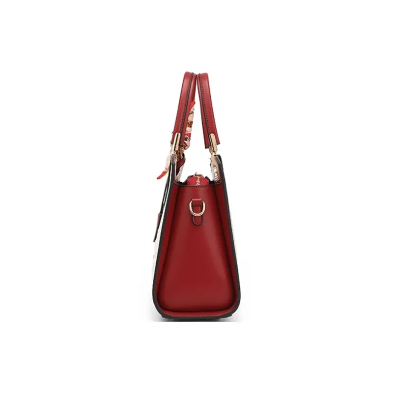 CLEVER& KETCH PU Handbag Women's Red-3