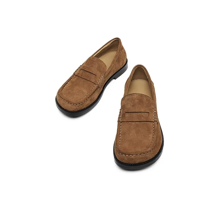 Roubini Loafers Chunky Heel Men's Brown-2
