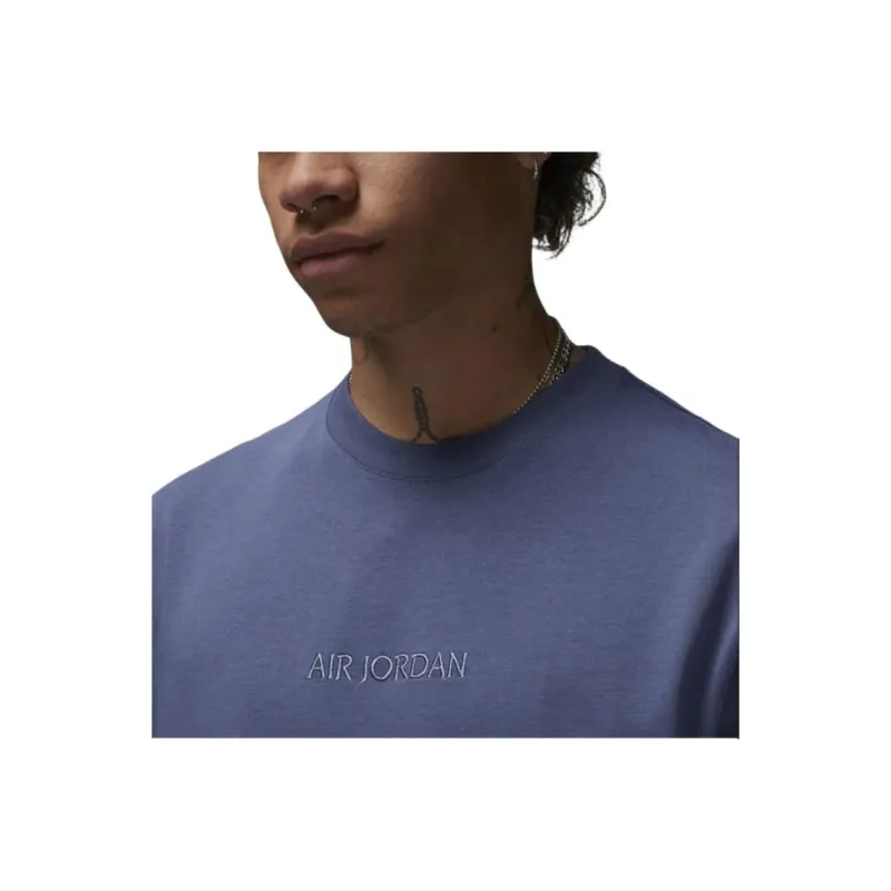 Jordan Air T Shirts Men Blue-3
