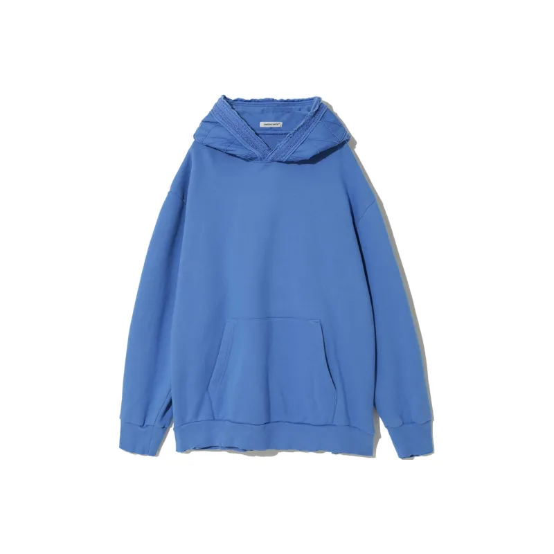 UNDERCOVER Embroidered trim Cotton Hoodie-0