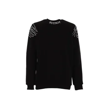 BUTNOT STREET COUTURE Felpa Stampa Ali Sweatshirt Men's Black