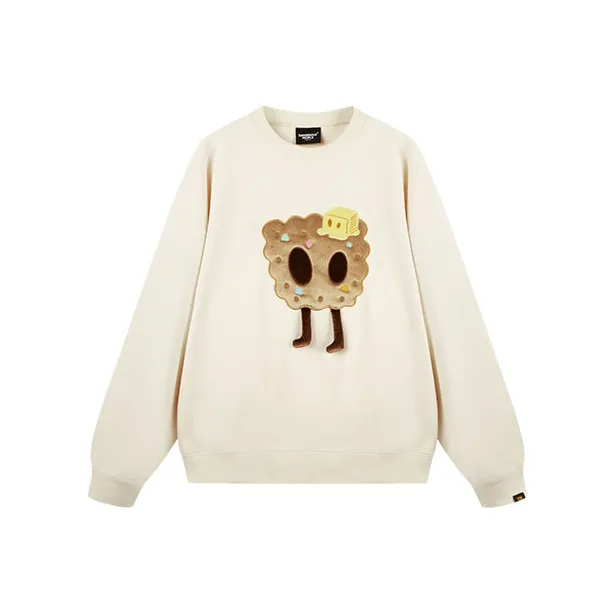 DANGEROUSPEOPLE Sweatshirt Unisex Beige Yellow-0