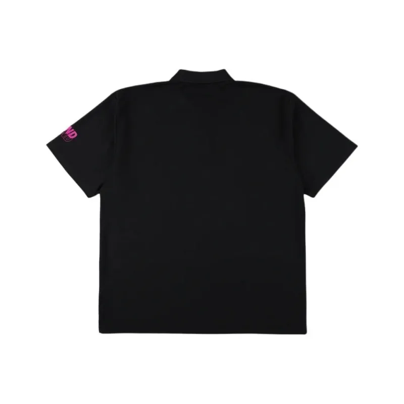 WIND AND SEA SS25 Polo Shirt Unisex Black Pink-1