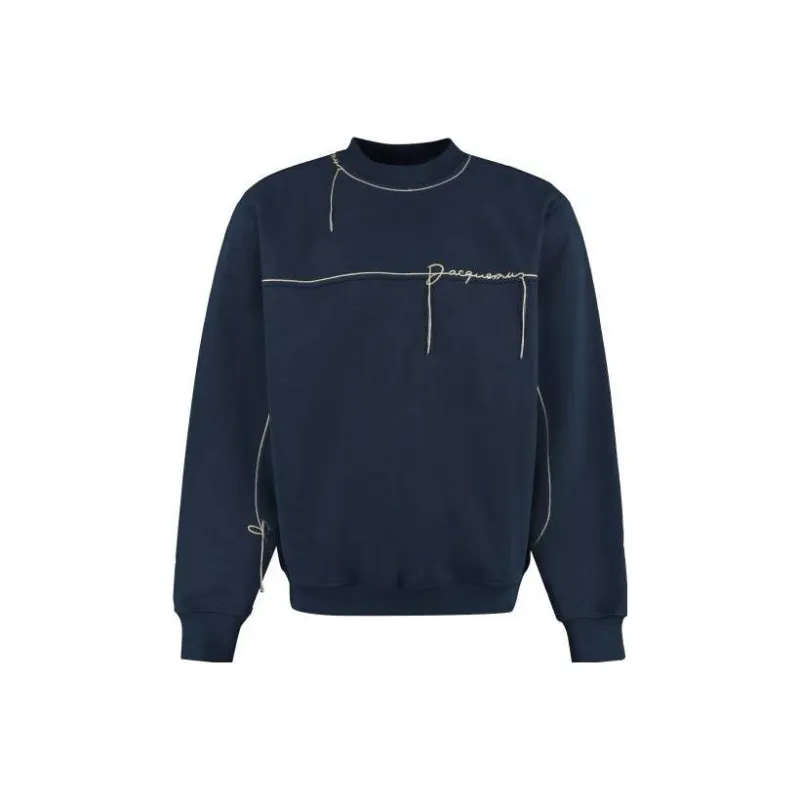 Jacquemus Sweatshirt Men's Dark Blue-0