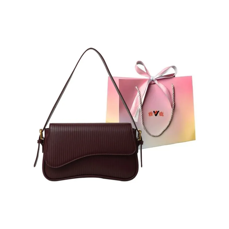 Yalu PU Portable Crossbody Bag, Shoulder Bag Women's White/Black/Coffee/Red-12