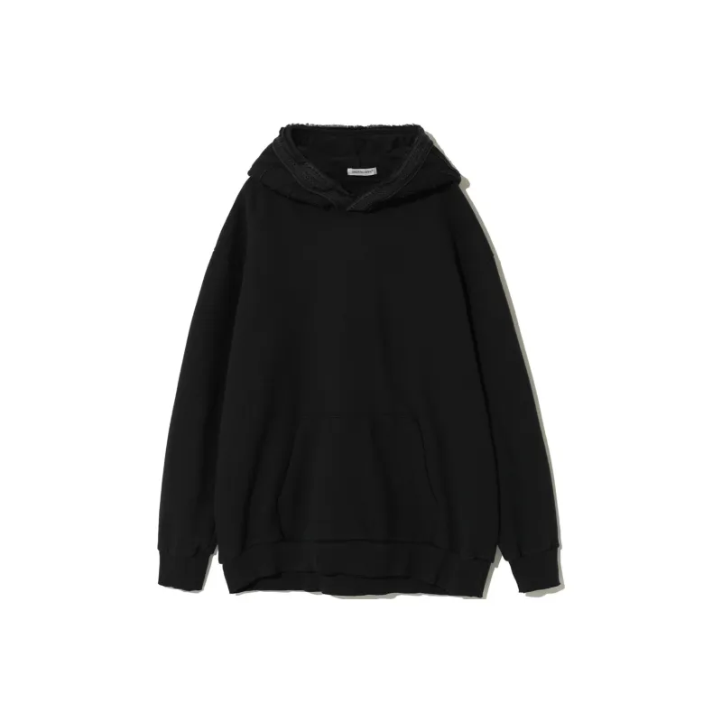 UNDERCOVER Embroidered trim Cotton Hoodie-1