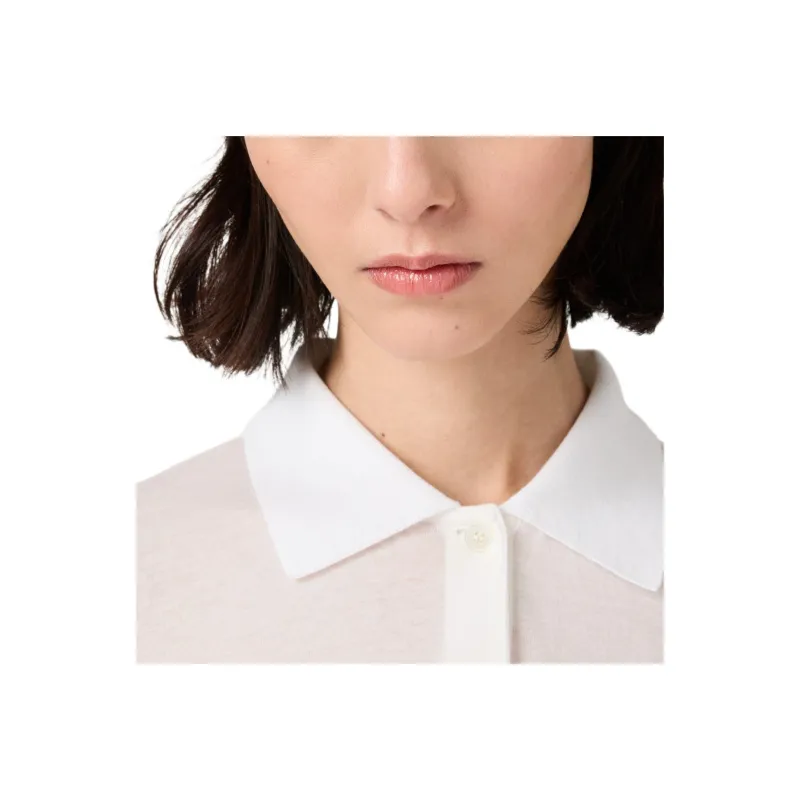 MIU MIU Ribbed jersey Mini Dress-4