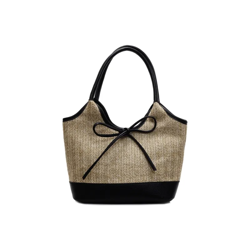 Yalu Straw Woven Shoulder Bag Women's Multicolor-1