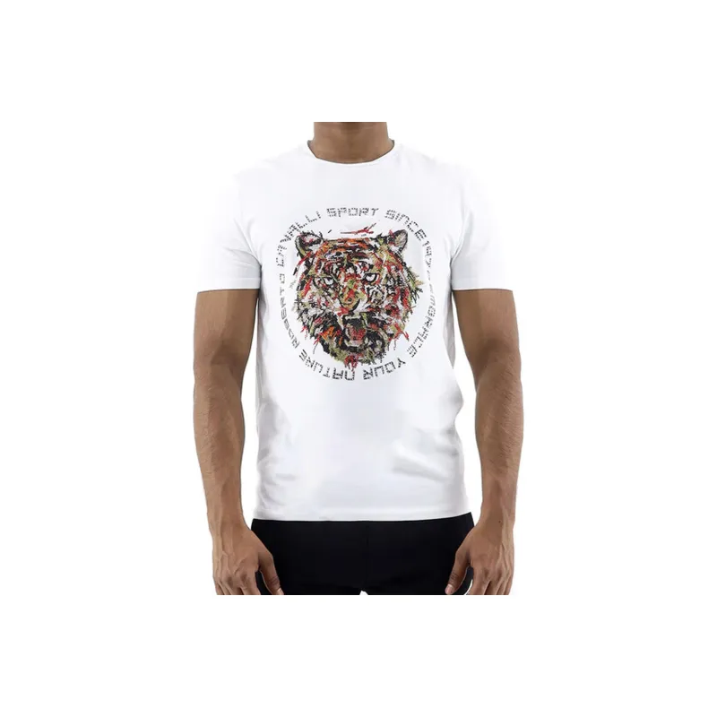 Roberto Cavalli T-Shirt Men's White-0