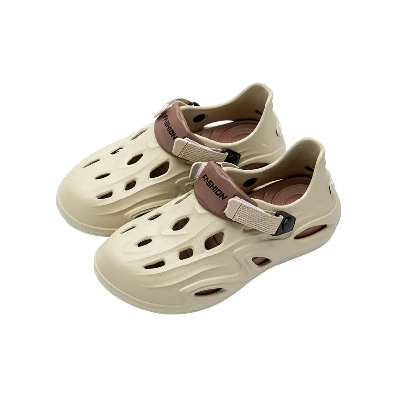 Soft Detachable Sole Platform Soft Elastic Squashy And Bouncy Feeling Streamside Closed Toe Sandals, Men's-16