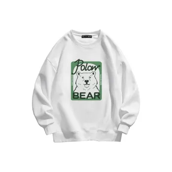 POLAR BEAR Sweatshirt Unisex White