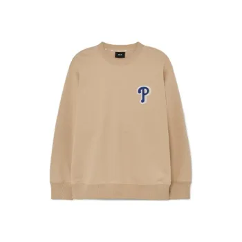 MLB Old Flower Sweatshirts Unisex Light Sandy Brown