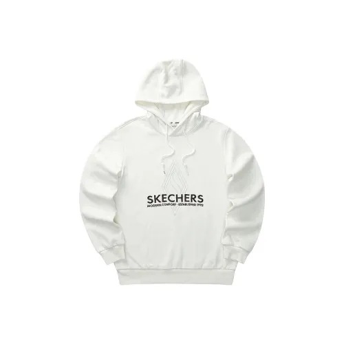 Skechers Diamond Series Sweatshirts Unisex Marshmallow White/0074
