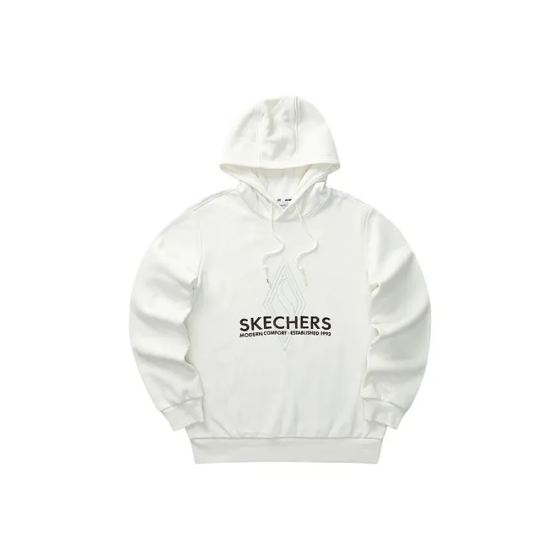 Skechers Diamond Series Sweatshirts Unisex Marshmallow White/0074-0