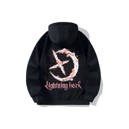 LIGHTNING BEAR Sweatshirt Unisex Black/White
