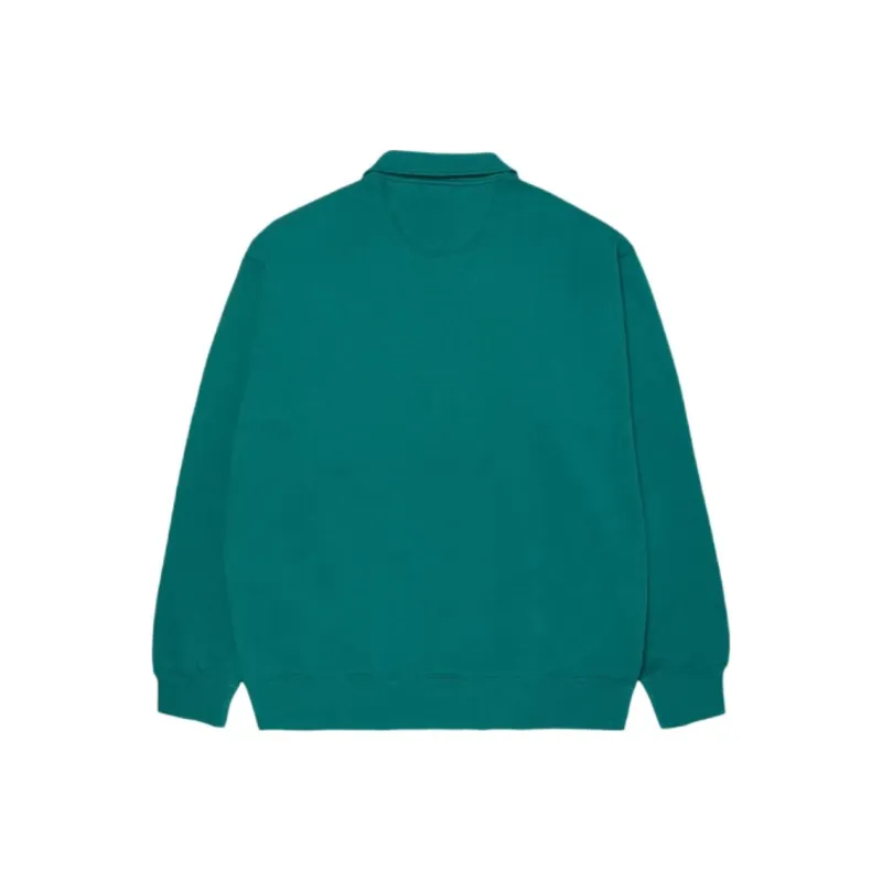 HUF Big Block 1/4 Zip Polo Shirt-1
