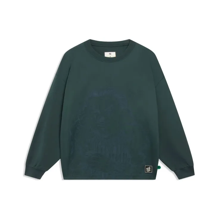 LiNing Badfive Sweatshirt Unisex Green Garlic-0