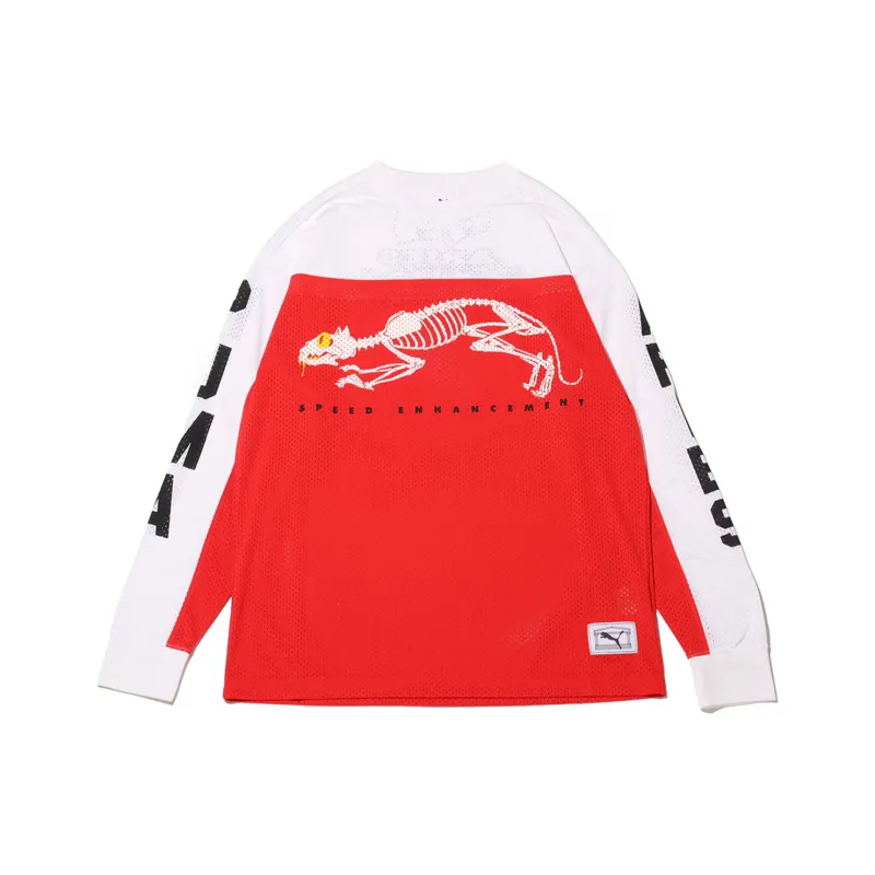 PUMA X Aries Mesh Long Sleeve Tee-0
