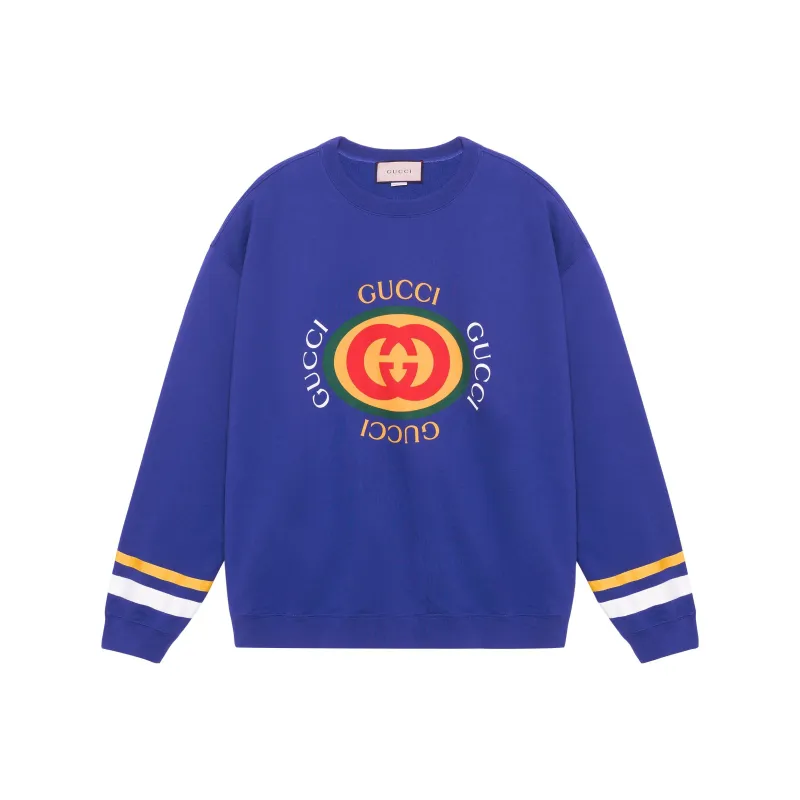 GUCCI Sweatshirts Men Blue-0