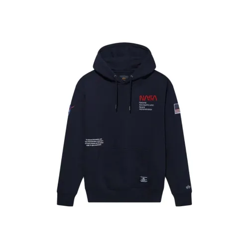 Alpha Industries Sweatshirts Unisex Blue