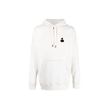 ISABEL MARANT Logo Emboidered Drawstring Hoodie