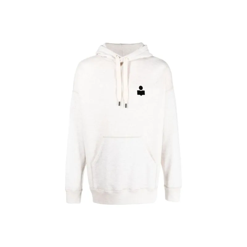 ISABEL MARANT Logo Emboidered Drawstring Hoodie-0