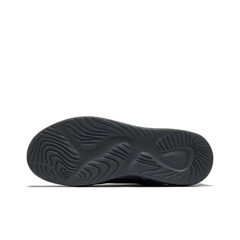 Erke Anti Slip Wear Resistant Low Top Skateboard Shoes Men's Jet Black Carbon Gray-4
