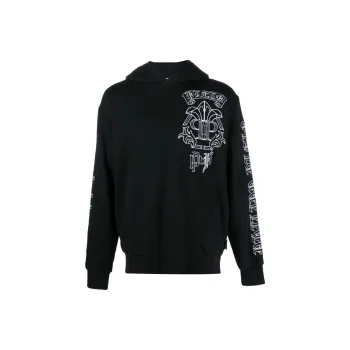 PHILIPP PLEIN Skull print Logo embroidered Hoodie