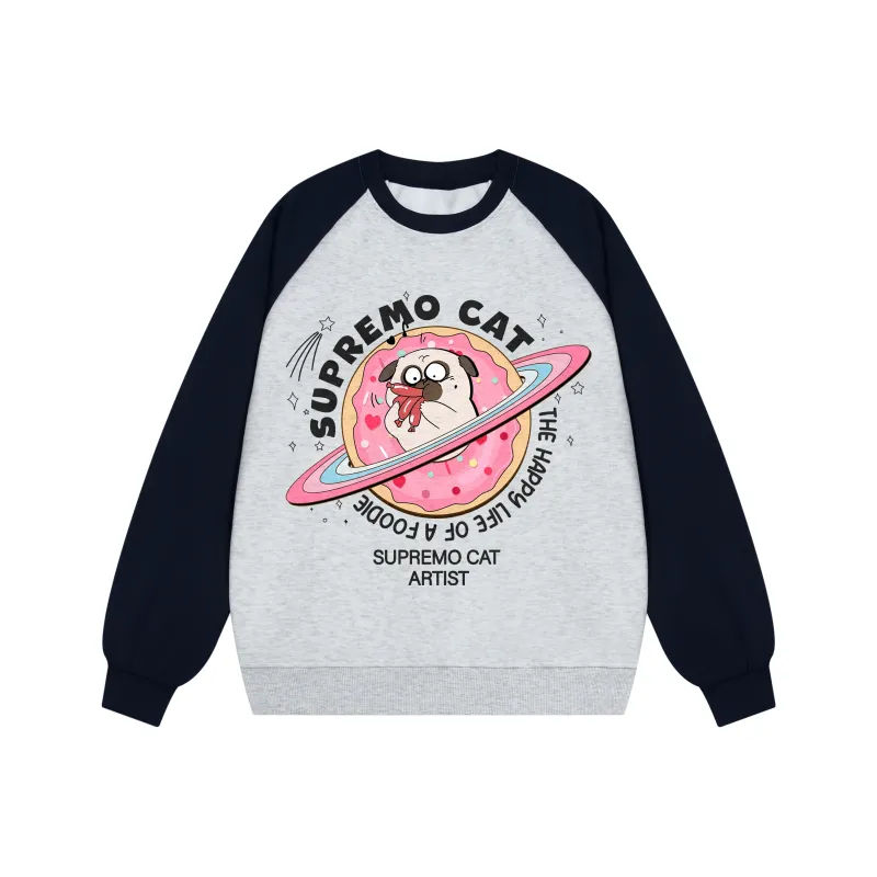 Supremo Cat Sweatshirts Unisex-4