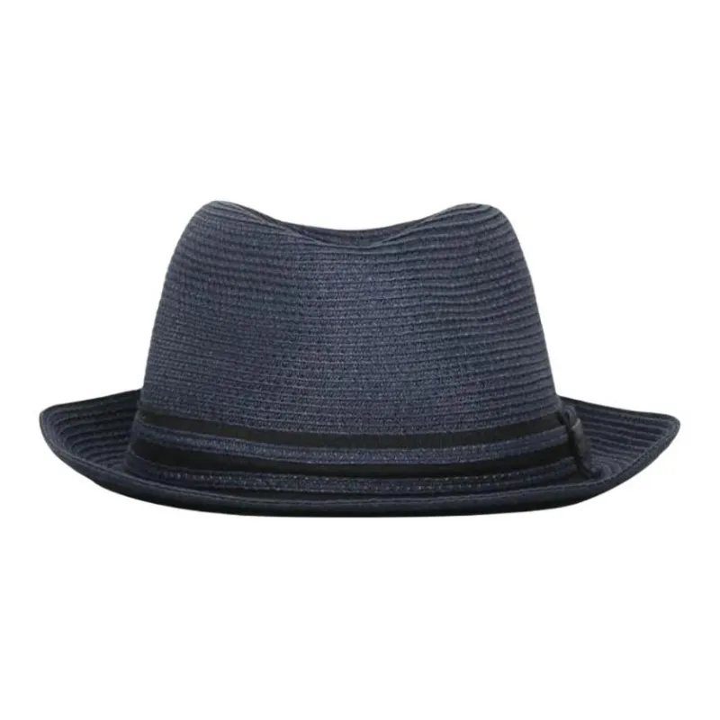 EMPORIO ARMANI Straw Fedora Hat-0