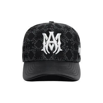 AMIRI Cotton Baseball Caps Unisex Black