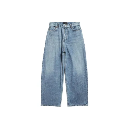 Balenciaga SS23 Jeans Loose Fit Style Women's Blue