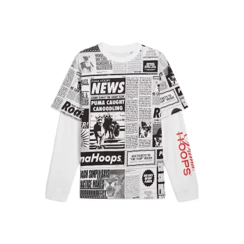 PUMA Media Day Long Sleeve Men's Basketball Tee