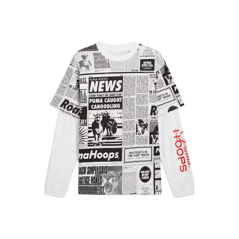 PUMA Media Day Long Sleeve Men's Basketball Tee-0