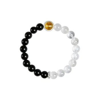 Bubble Scallops Obsidian Bracelets Unisex