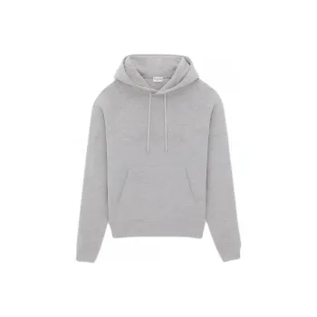 SAINT LAURENT Logo Embroidered Hoodie