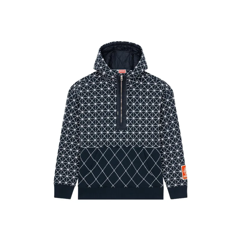 KENZO Stitch Detailed Hoodie-0