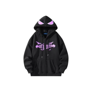 COMOWA Hand Drawn Bats And Gothic Letters Unisex Sweatshirt
