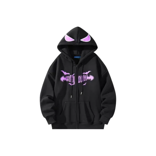 COMOWA Hand Drawn Bats And Gothic Letters Unisex Sweatshirt