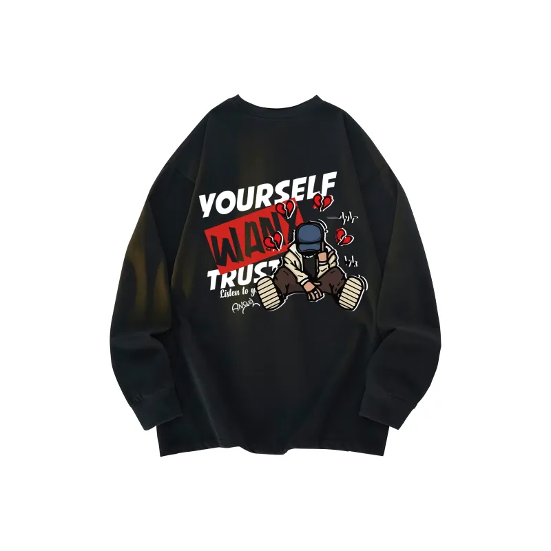 WANX Long Sleeved T Shirts Unisex-0