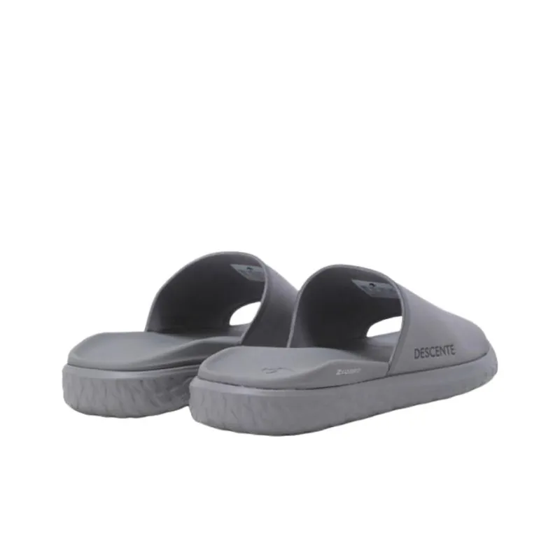DESCENTE Energize Slip Resistant Slide Slippers Men's Gray-2